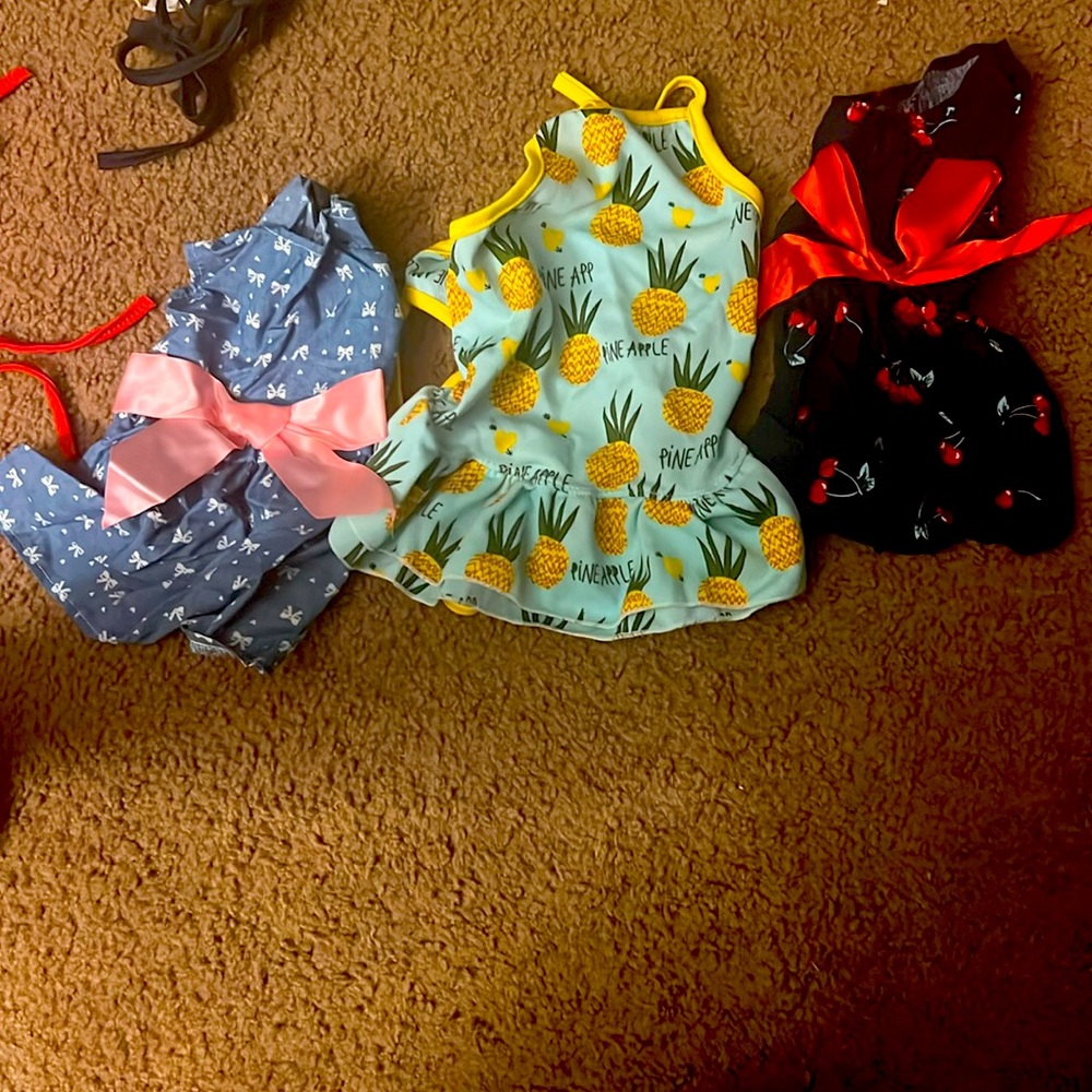 Floral dresses for small dogs $13 for each dress